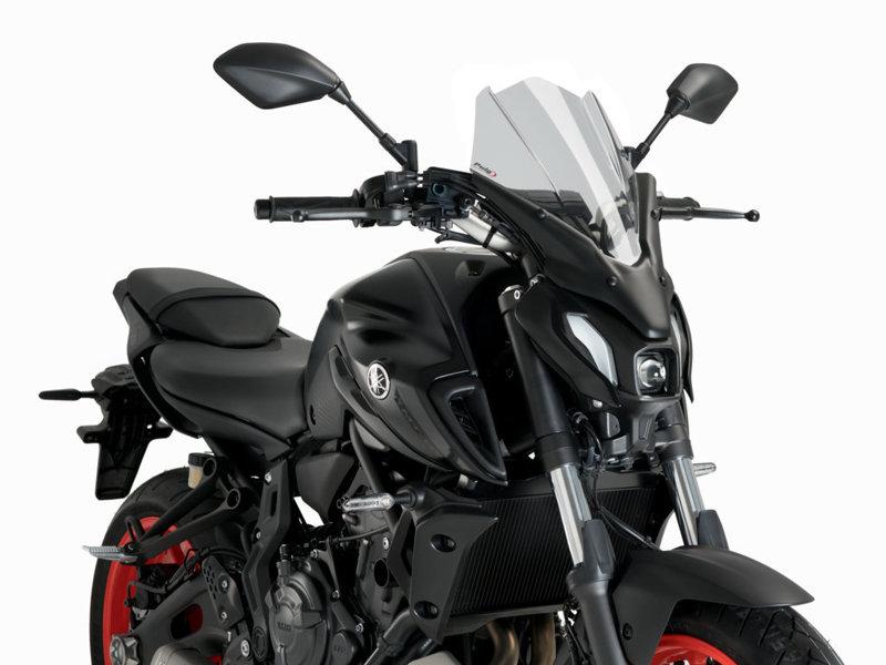 20619H - Puig New Generation Touring Screen For Yamaha MT-07 2021-2024 - Light Smoke