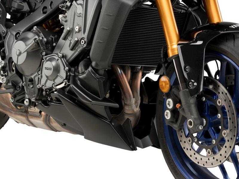 Puig Matt Black 20646J - Engine Spoiler For Yamaha Mt-09 2021-2025