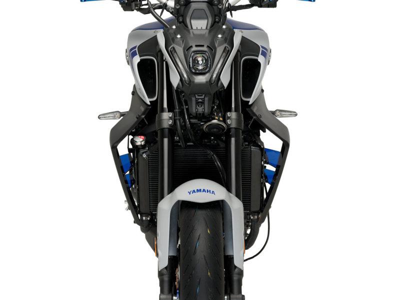Puig Black 20647N - Downforce Spoilers For Yamaha Mt-09 2021-2023