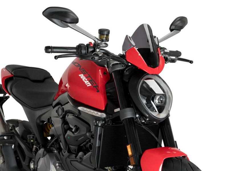 20688F - Puig Sport Screen For Ducati Monster 937 2021-2025 - Dark Smoke