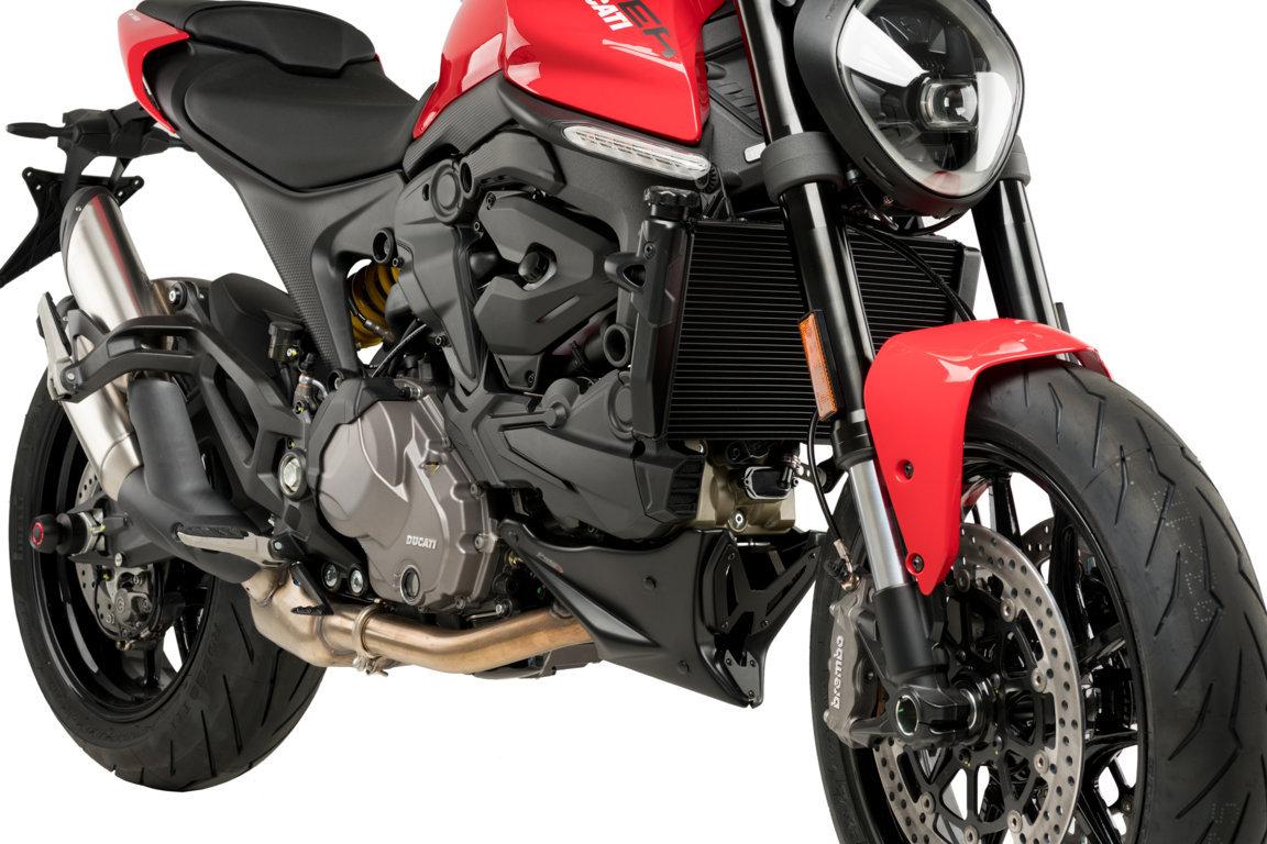 20714J - Puig Engine Spoiler For Ducati Monster 937 2021-2025 - Matt Black