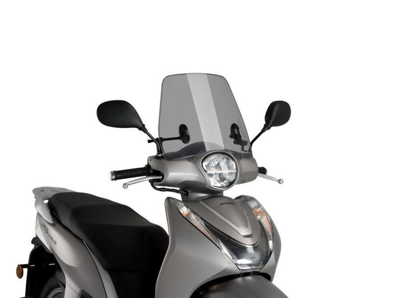 20734H - Puig Traffic Screen For Honda SH125 Mode 2021-2025 - Light Smoke