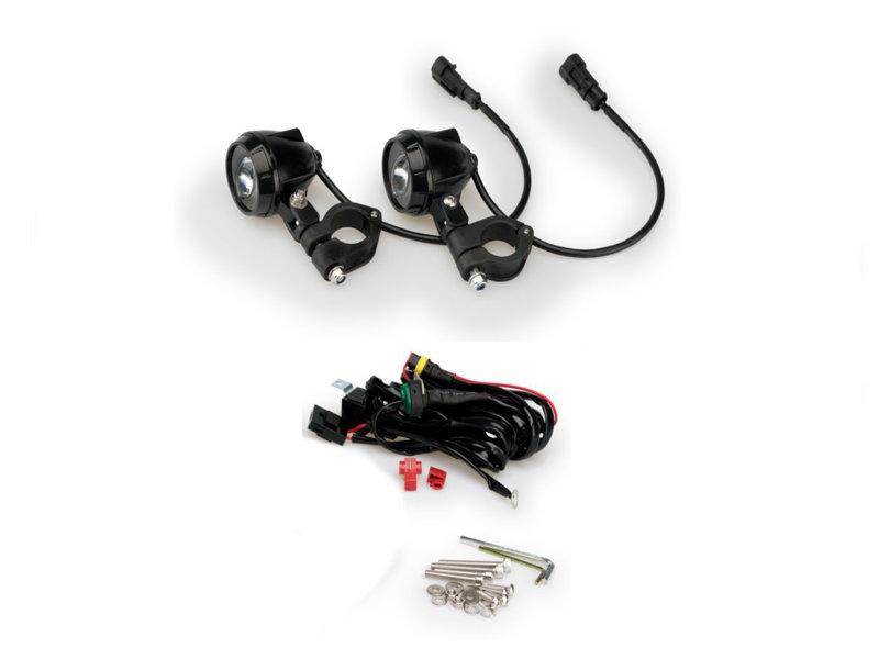 20755N - Puig Beam 2.0 Auxiliary Lights For KTM 1050 Adventure 2015-2016 - Black