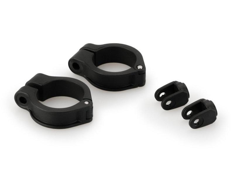 Puig Black 20756N - R19 Frame Slider Adapters For Auxiliary Lights For Ktm 125 Duke 2017-2025