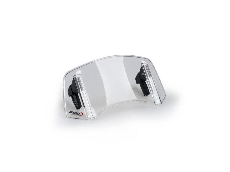 Puig Light Smoke 20764H - Adjustable Clip-On Screen Extender 130Mm X 300Mm