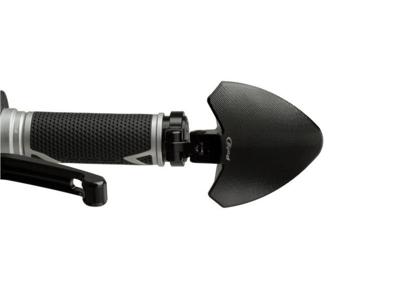 21087N - Puig Folding Left Hand Side Mirror For KTM 125 Duke 2011-2025 - Black