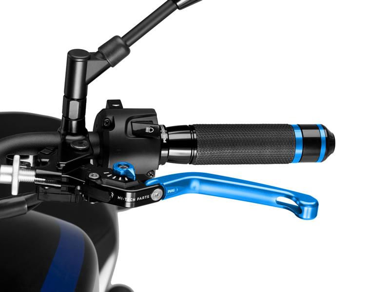 210AA - Puig Folding V3 Clutch Lever For Ducati 1098 2007-2008 - Blue With Blue Selector