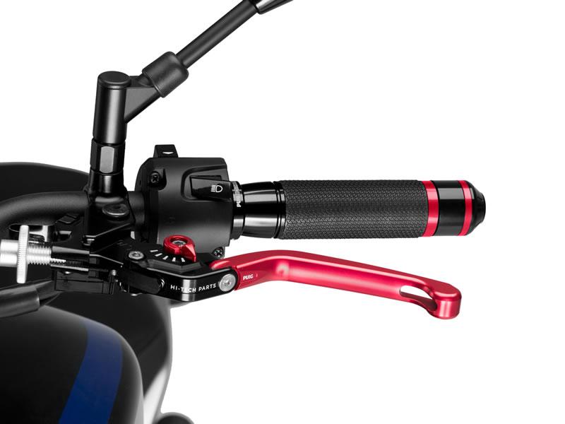 210RR - Puig Folding V3 Clutch Lever For Ducati 1098 2007-2008 - Red With Red Selector