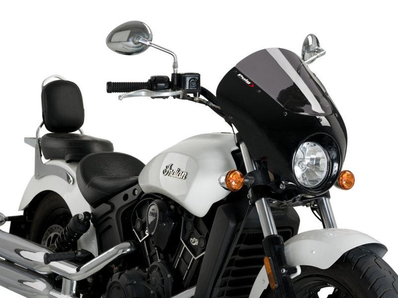 Puig Dark Smoke 21106F - Dark Night Screen For Indian Scout 2015-2025