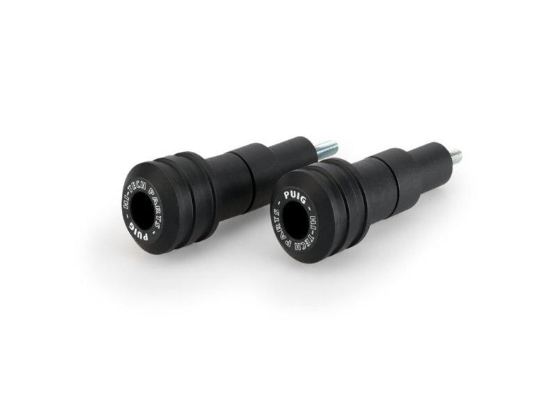 21118N - Puig Vintage 2.0 Frame Sliders For Kawasaki Z650 RS 2022-2025 - Black