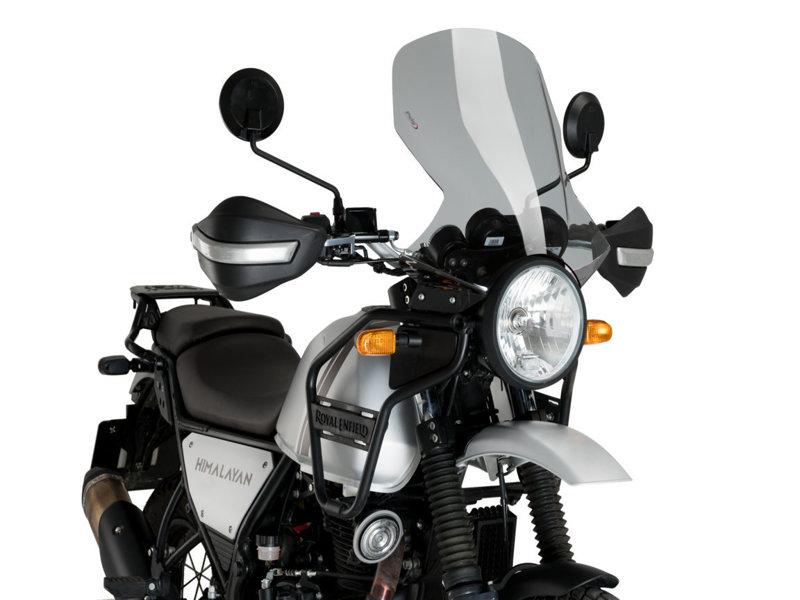 21122H - Puig Touring Screen For Royal Enfield Himalayan 410 2021-2023 - Light Smoke