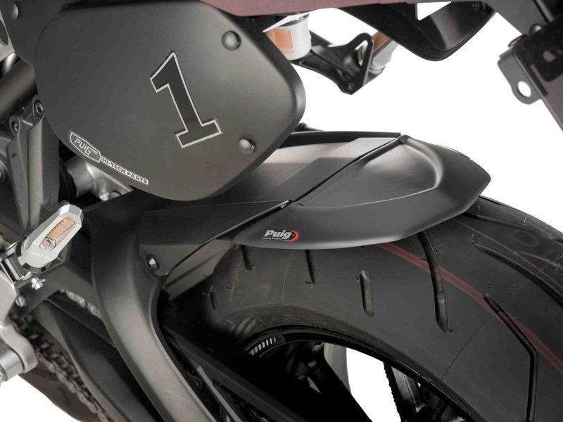 21164J - Puig Rear Mudguard Extender For Yamaha Tracer 9 2021-2024 - Matt Black