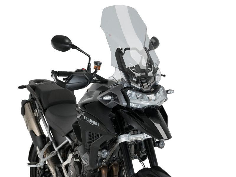 21336H - Puig Touring Screen For Triumph Tiger 1200 GT 2022-2024 - Light Smoke