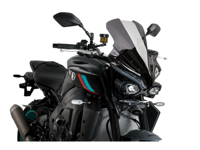 21362F - Puig New Generation Touring Screen For Yamaha MT-10 2022-2025 - Dark Smoke