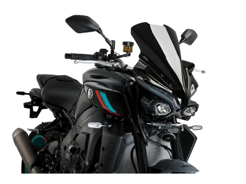 21362N - Puig New Generation Touring Screen For Yamaha MT-10 2022-2025 - Black