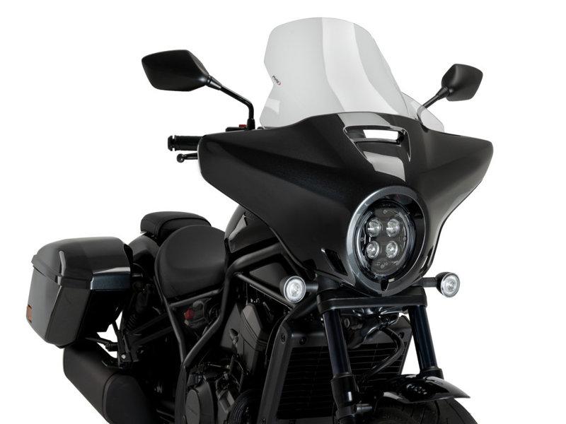 21545W - Puig Batwing Touring Screen For Honda CMX1100T Rebel 2023-2025 - Clear