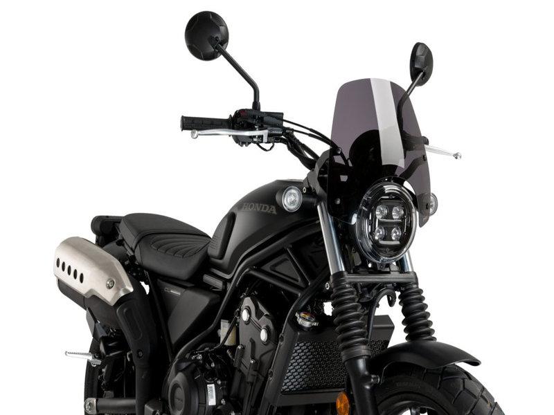 21634F - Puig New Generation Sport Screen For Honda CL500 2023-2025 - Dark Smoke