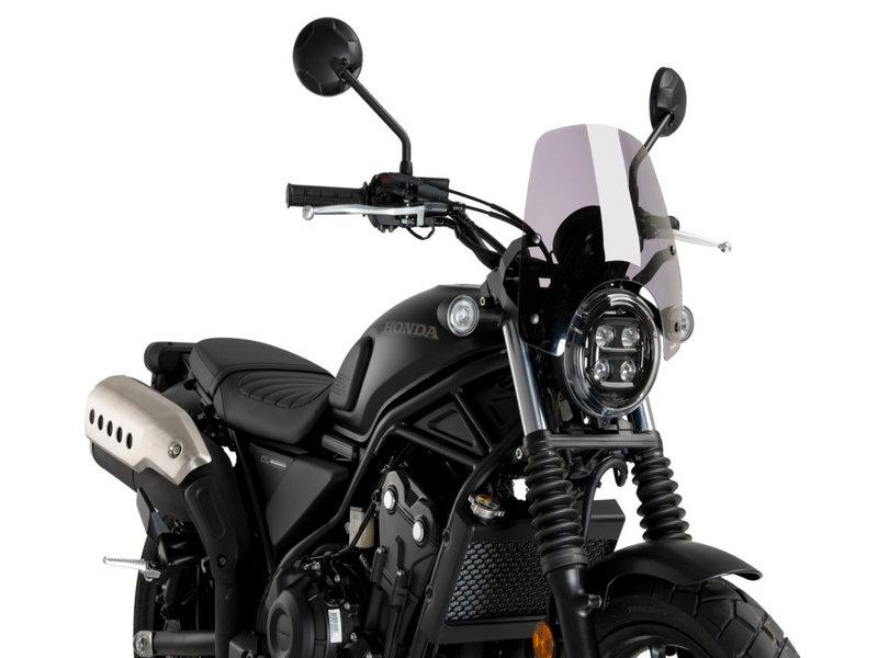 Puig Light Smoke 21634H - New Generation Sport Screen For Honda Cl500 2023-2025