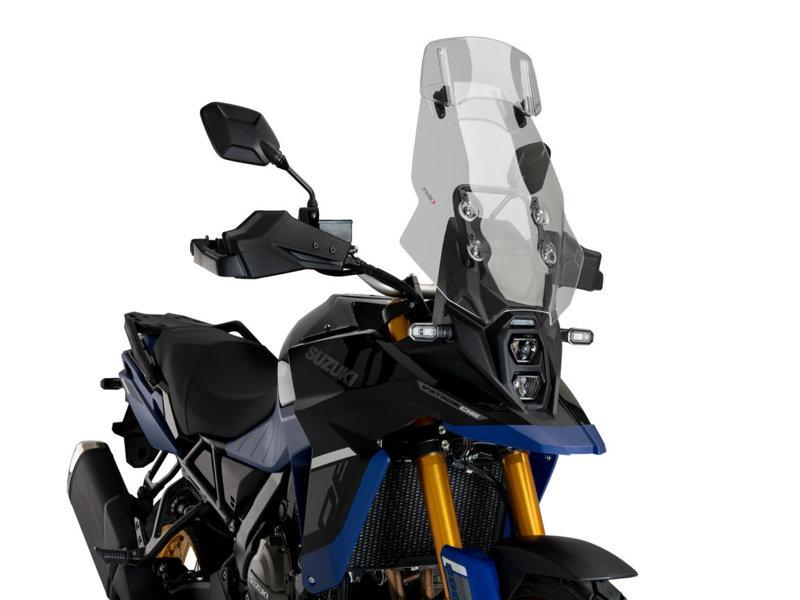 Puig Light Smoke Touring Screen With Extender Suzuki V-Strom 800 Tech 2023-2024 - Image 3