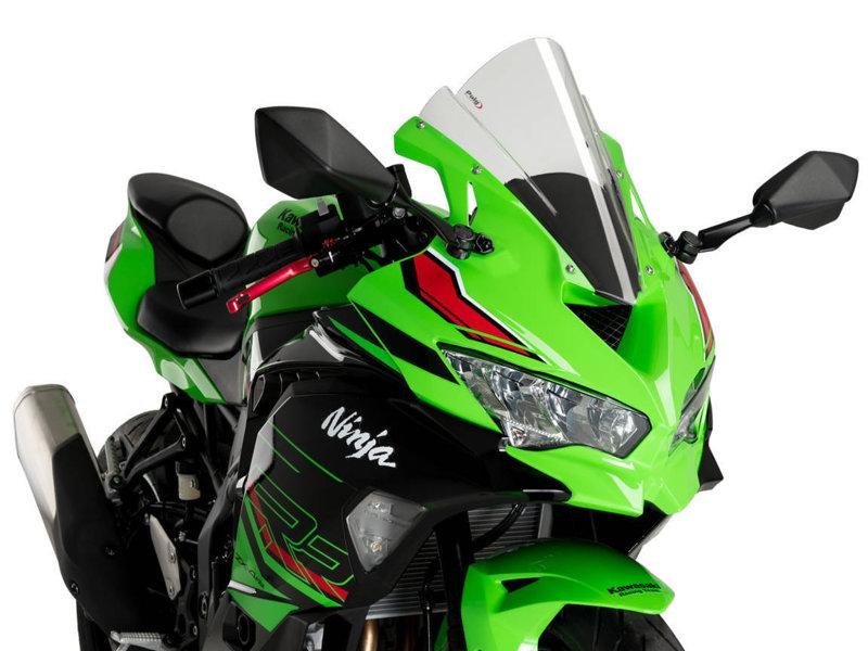 21767W - Puig R-Racer Screen For Kawasaki ZX-4R 2024-2025 - Clear