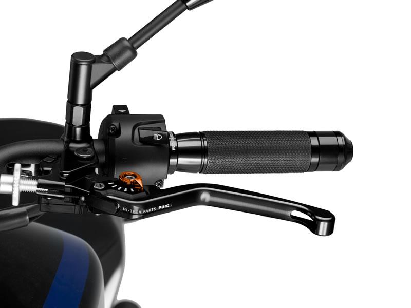 220NT - Puig Fixed V3 Clutch Lever For Ducati 1098 2007-2008 - Black With Orange Selector