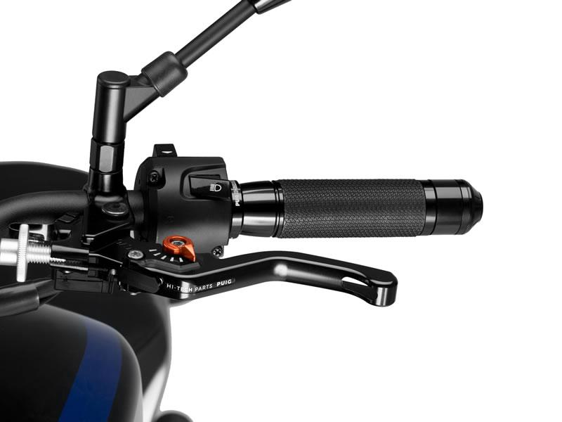 230NT - Puig Short V3 Clutch Lever For Ducati 1098 2007-2008 - Black With Orange Selector