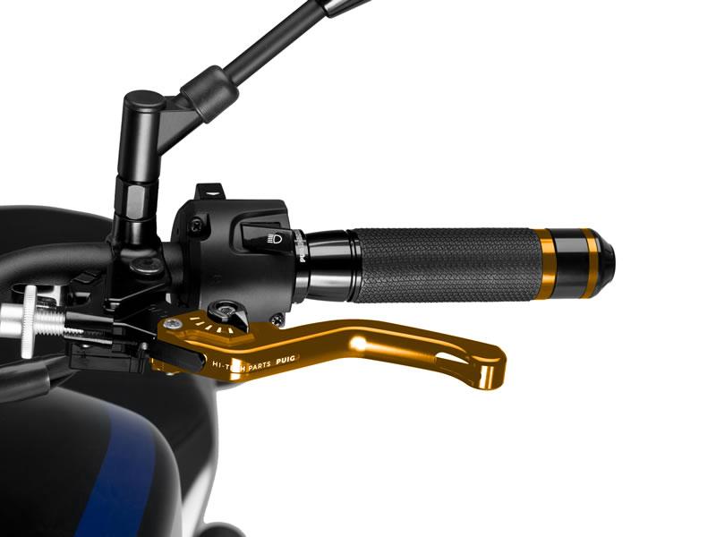 230ON - Puig Short V3 Clutch Lever For Ducati 1098 2007-2008 - Gold With Black Selector