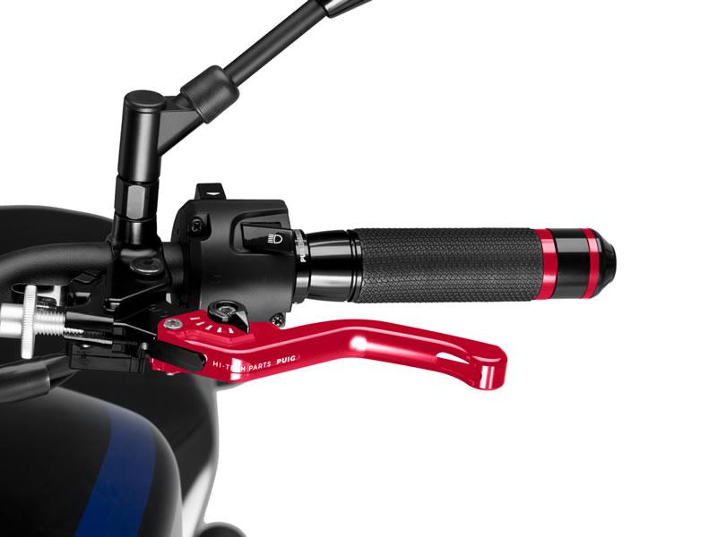 230RN - Puig Short V3 Clutch Lever For Ducati 1098 2007-2008 - Red With Black Selector