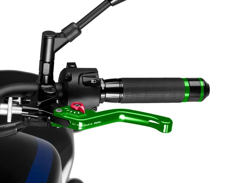 230VR - Puig Short V3 Clutch Lever For Ducati 1098 2007-2008 - Green With Red Selector
