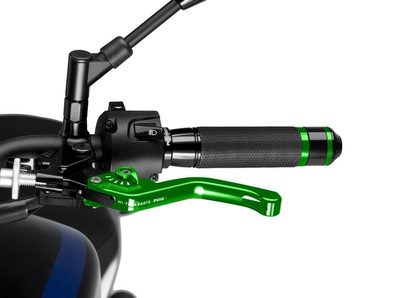 Puig Green 230Vv - Short V3 Clutch Lever For Ducati 1098 2007-2008 - With Selector