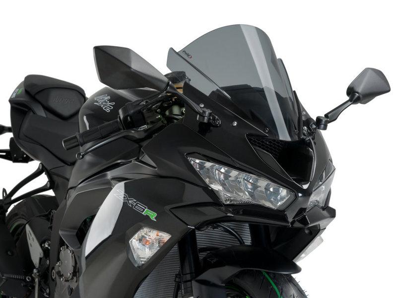 3177F - Puig Z-Racing Screen For Kawasaki ZX-10R 2008-2010 - Dark Smoke