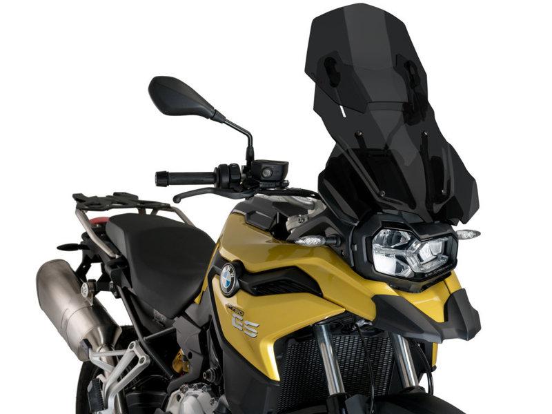 3178F - Puig Adjustable Touring Screen For BMW F750 GS 2018-2024 - Dark Smoke