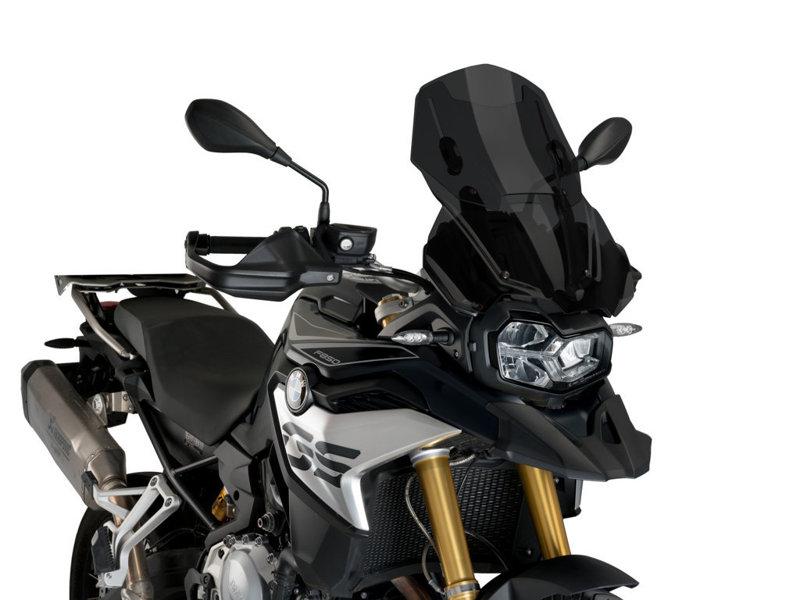 3179F - Puig Adjustable Touring Screen For BMW F750 GS 2018-2024 - Dark Smoke