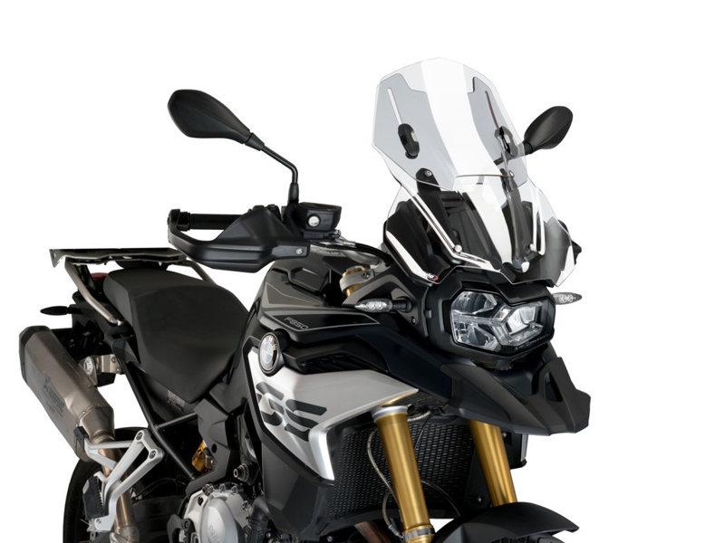3179W - Puig Adjustable Touring Screen For BMW F750 GS 2018-2024 - Clear