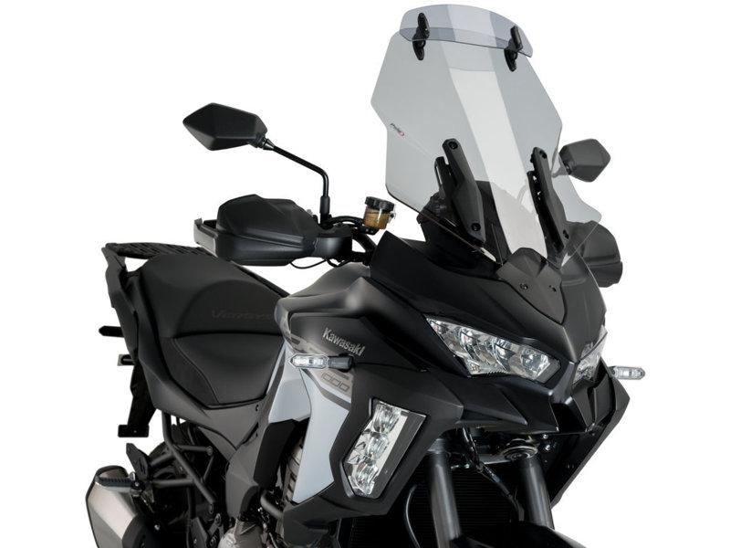 Puig Light Smoke 3731H - Touring Screen With Extender For Kawasaki Versys 1100 Se 25