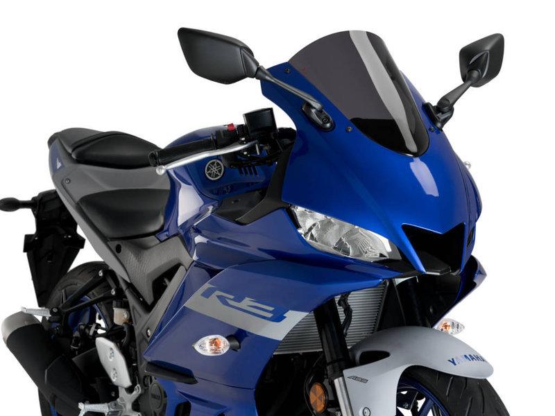Puig Dark Smoke 3737F - R-Racer Screen For Yamaha Yzf R3 2019-2024