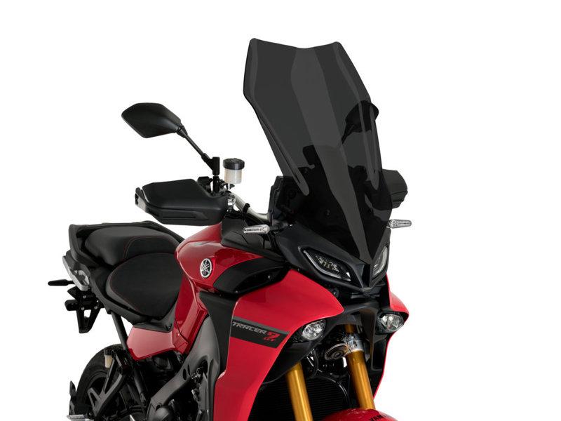 3762F - Puig Touring Screen For Yamaha Tracer 9 2021-2024 - Dark Smoke