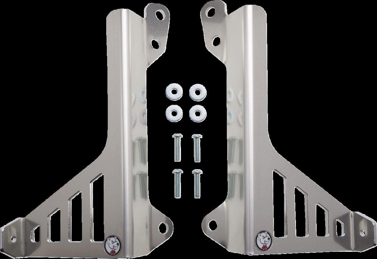 AX1496 - AXP Radiator Braces For Yamaha YZF450 2018-2022 - Blue/Silver