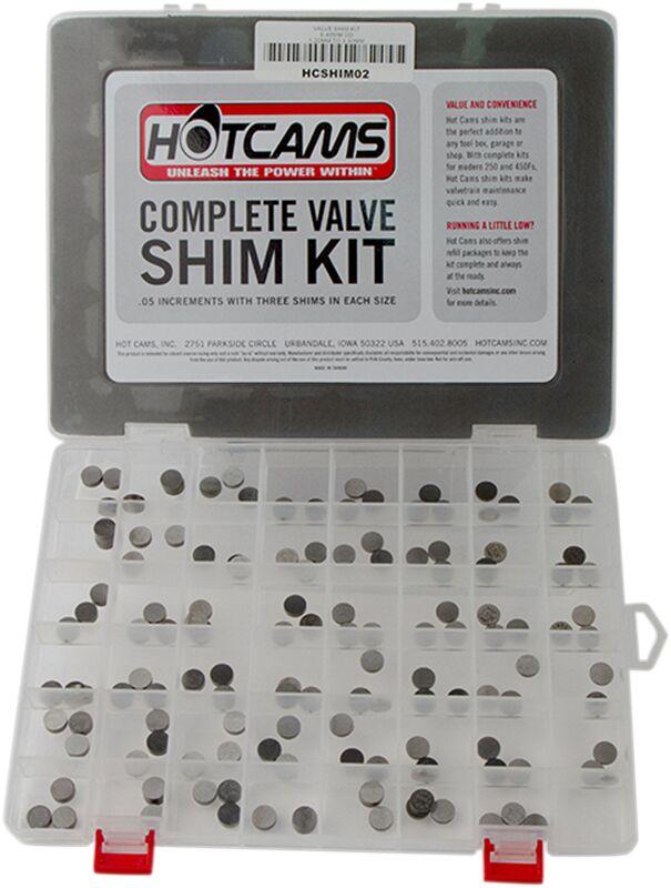 HCSHIM02 - HCSHIM02 - Hot Cams Complete Valve Shim Kit - Yamaha YZF450 2003-2017 - Steel