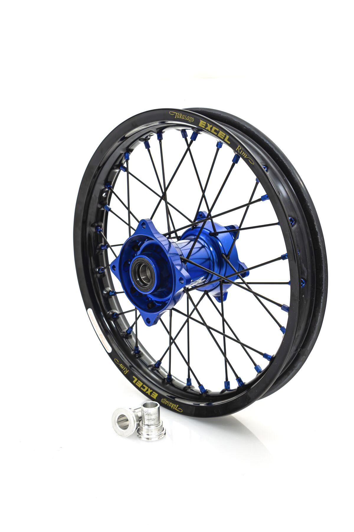 20.729.1.BL - Kite Elite MX 16 Rear Wheel - KTM SX85 2021-2024 - Black/Blue Hub