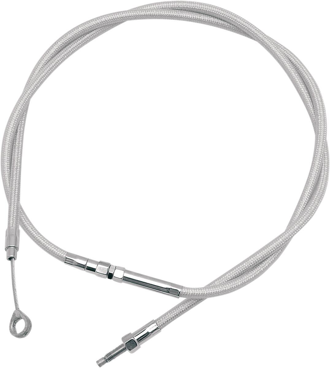 67-0397 - Motion Pro Armor Coat Braided Stainless Steel Clutch Cable - Harley Davidson FXSTC1584 2007-2009 - Chrome