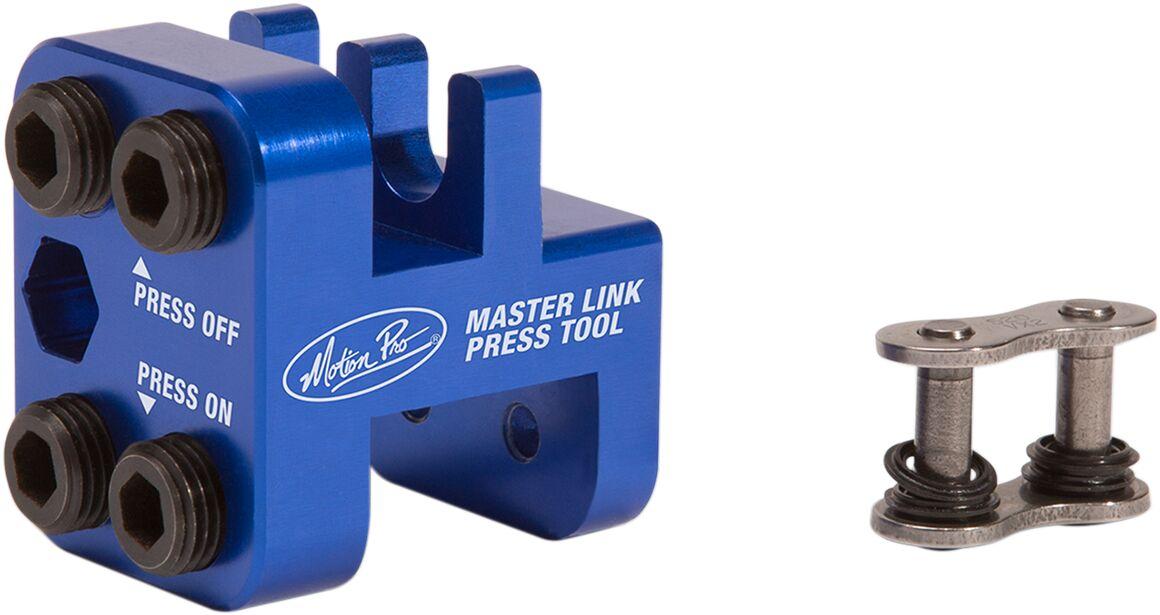 08-0675 - Motion Pro Master Link Press Tool - Anodised/Blue