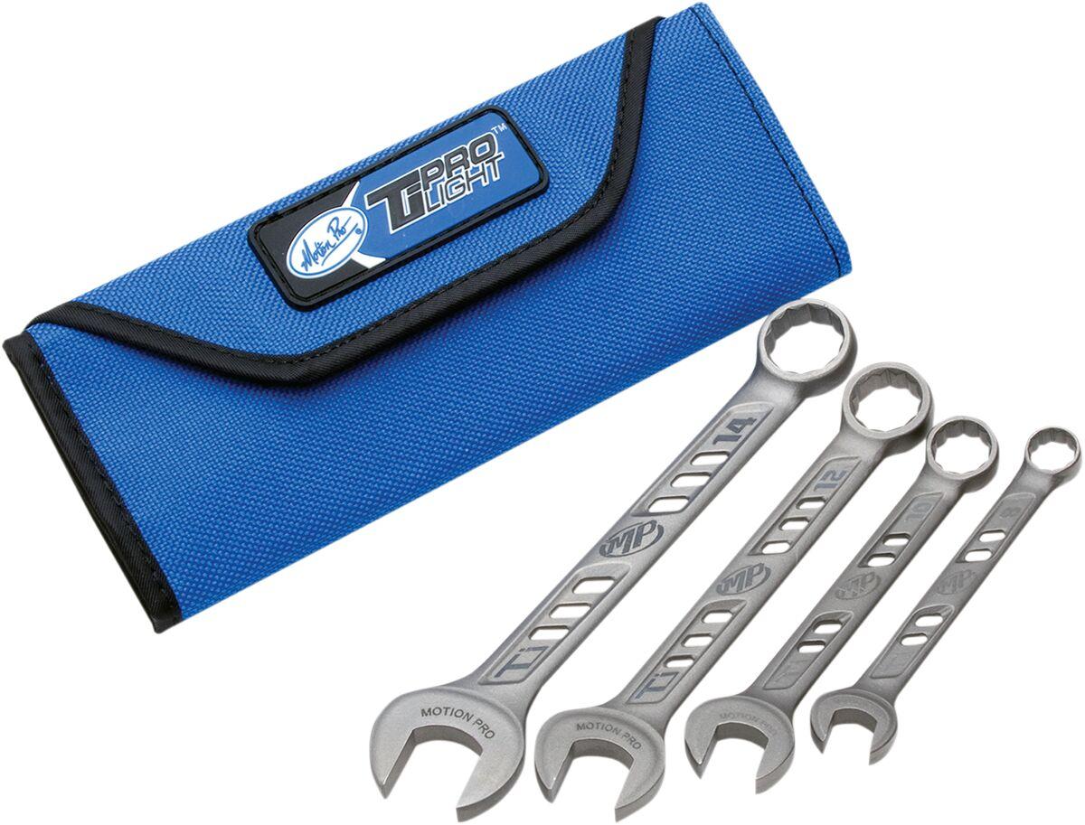 08-0466 - Motion Pro Ti Prolight Metric Wrench Set - Includes 8mm/10mm/12mm/14mm