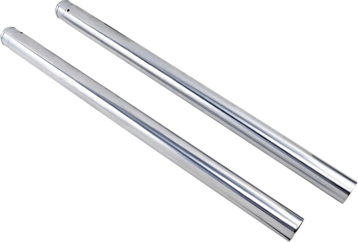 C23-0187-4 - Drag Specialties Fork Tubes For Harley Davidson FLHR 1340 1997-1998 - Chrome
