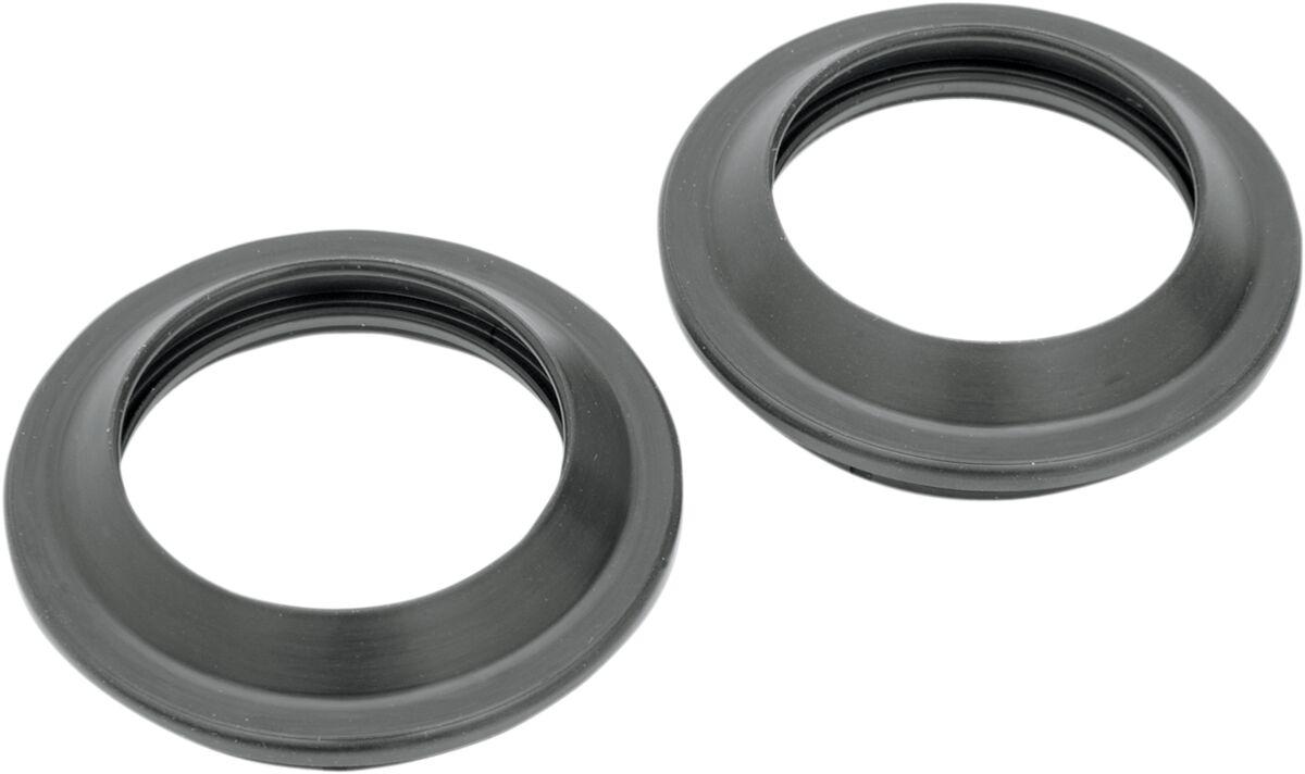 C23-0235-2 - Drag Specialties Fork Boots/Dust Seals For Harley Davidson FXD 1340 1995-1998 - Black