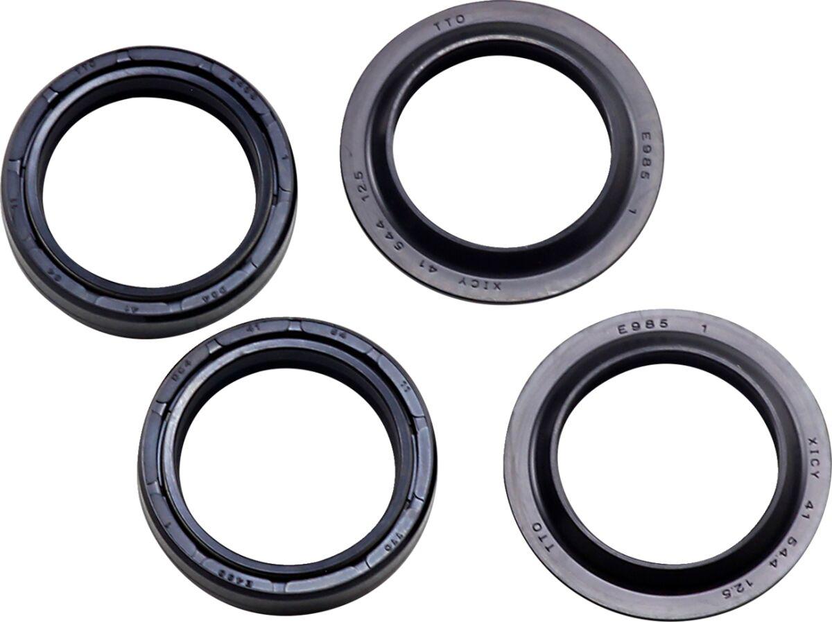 56-132 - Drag Specialties Fork Seal/Dust Wiper Kit For Harley Davidson FLD 1690 2012-2013