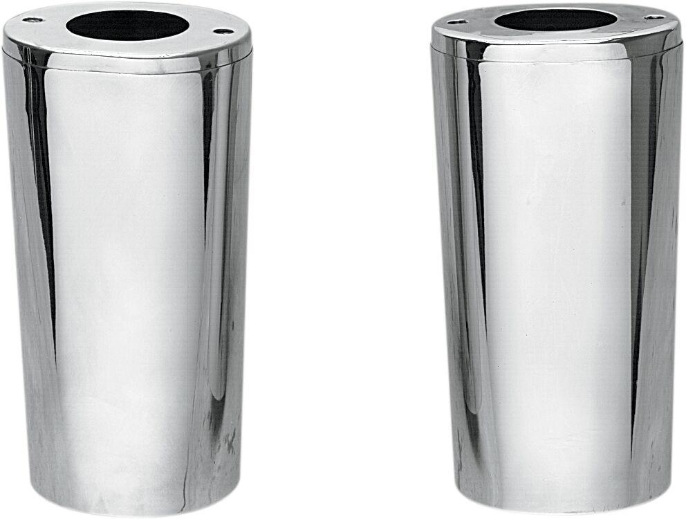 74538 - Drag Specialties Fork Slider Covers For Harley Davidson FLST 1340 1987-1990 - Chrome