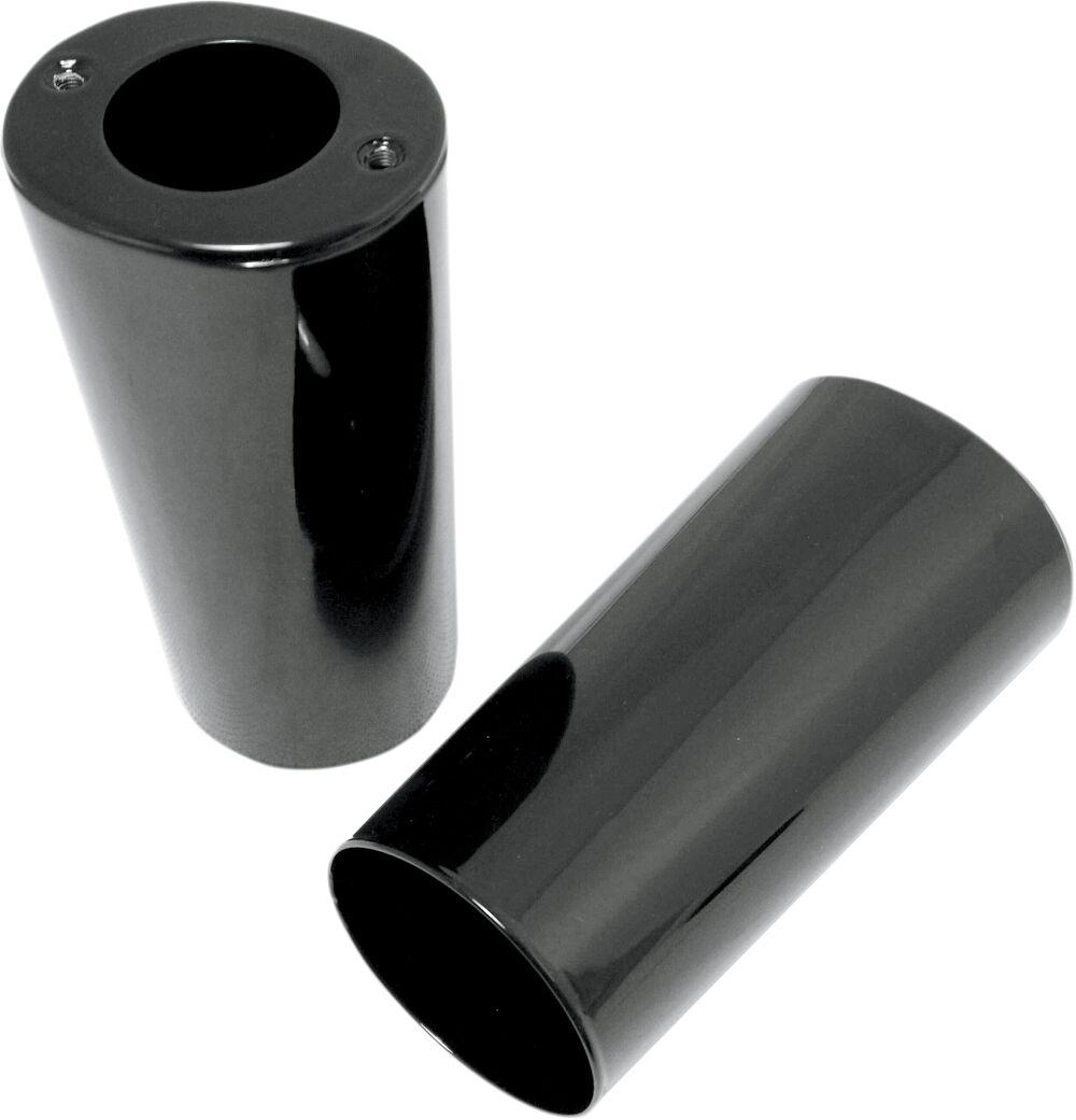 74537B - Drag Specialties Fork Slider Covers For Harley Davidson E 1000 1949-1952 - Black