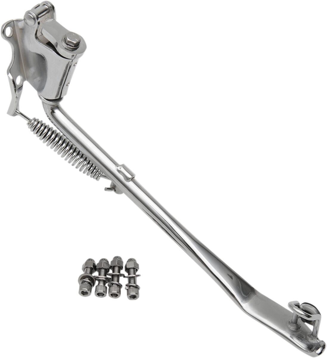 32-0470 - Drag Specialties  Kickstand Kit For Harley Davidson FLST 1340 1987-1990 Shortens 25.4 mm (1") - Chrome