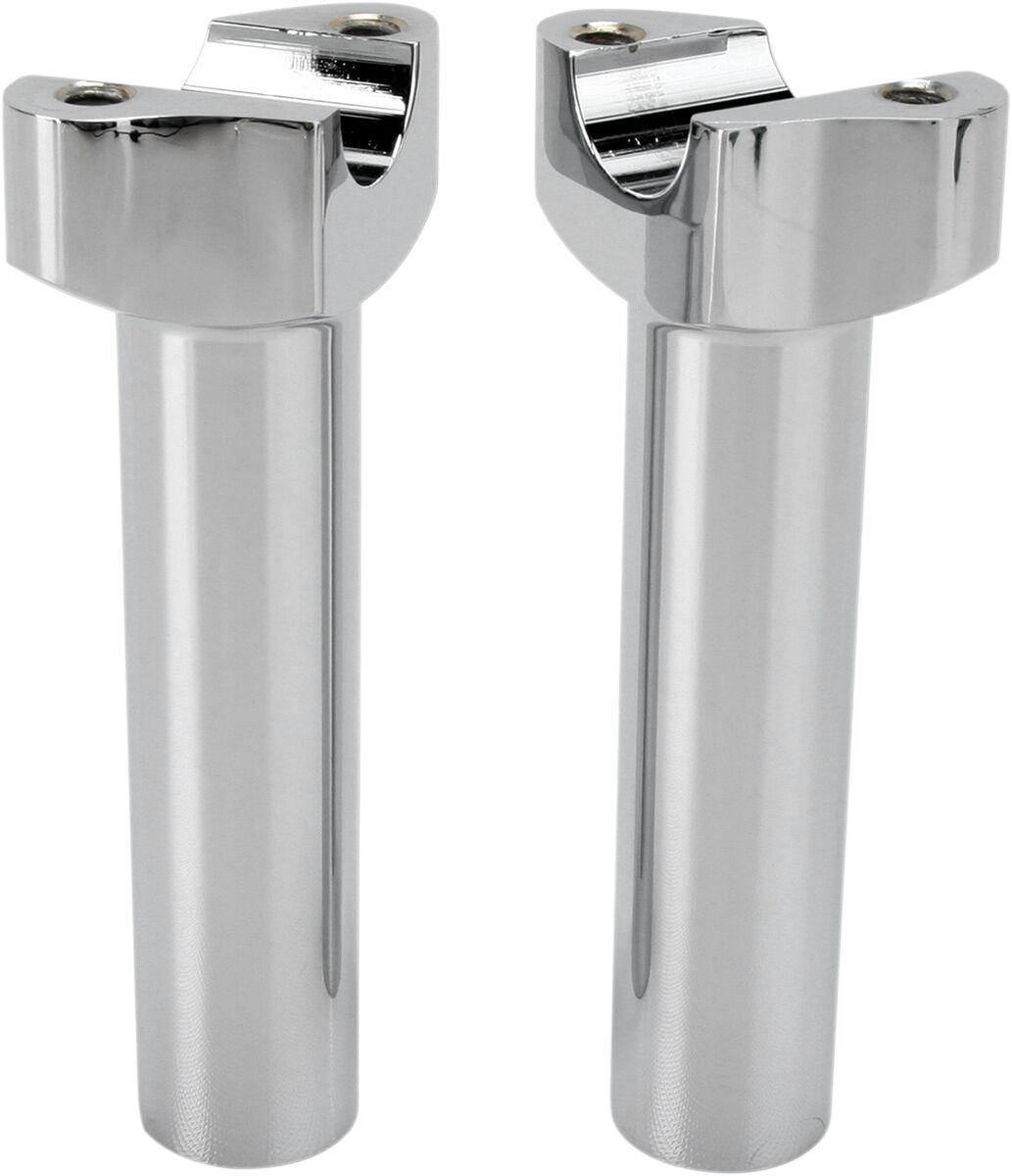 241003 - Drag Specialties Forged Aluminium Handlebar Riser 14 cm Rise - Chrome